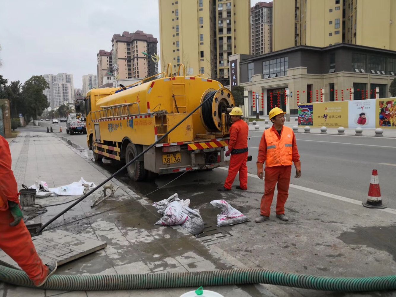 怀集排污管道清淤-管道清洗